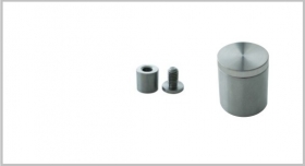 Afastadores de Parede Aluminio para Acrilico / pvc und 
